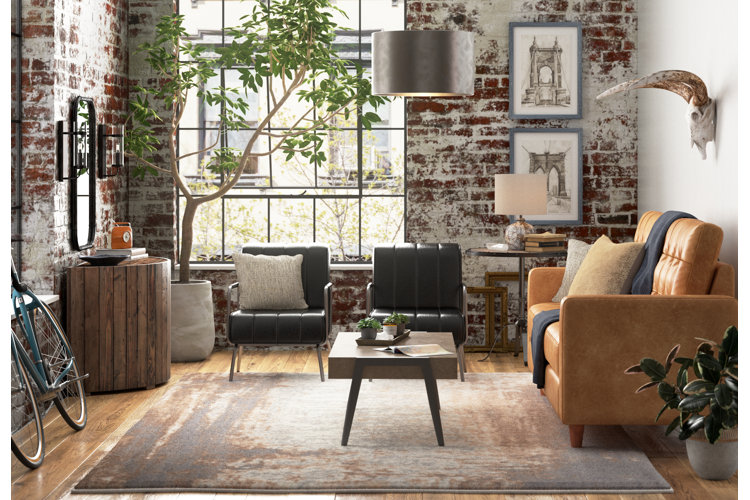 View of 16 Modern Rustic Living Room Ideas | Wayfair